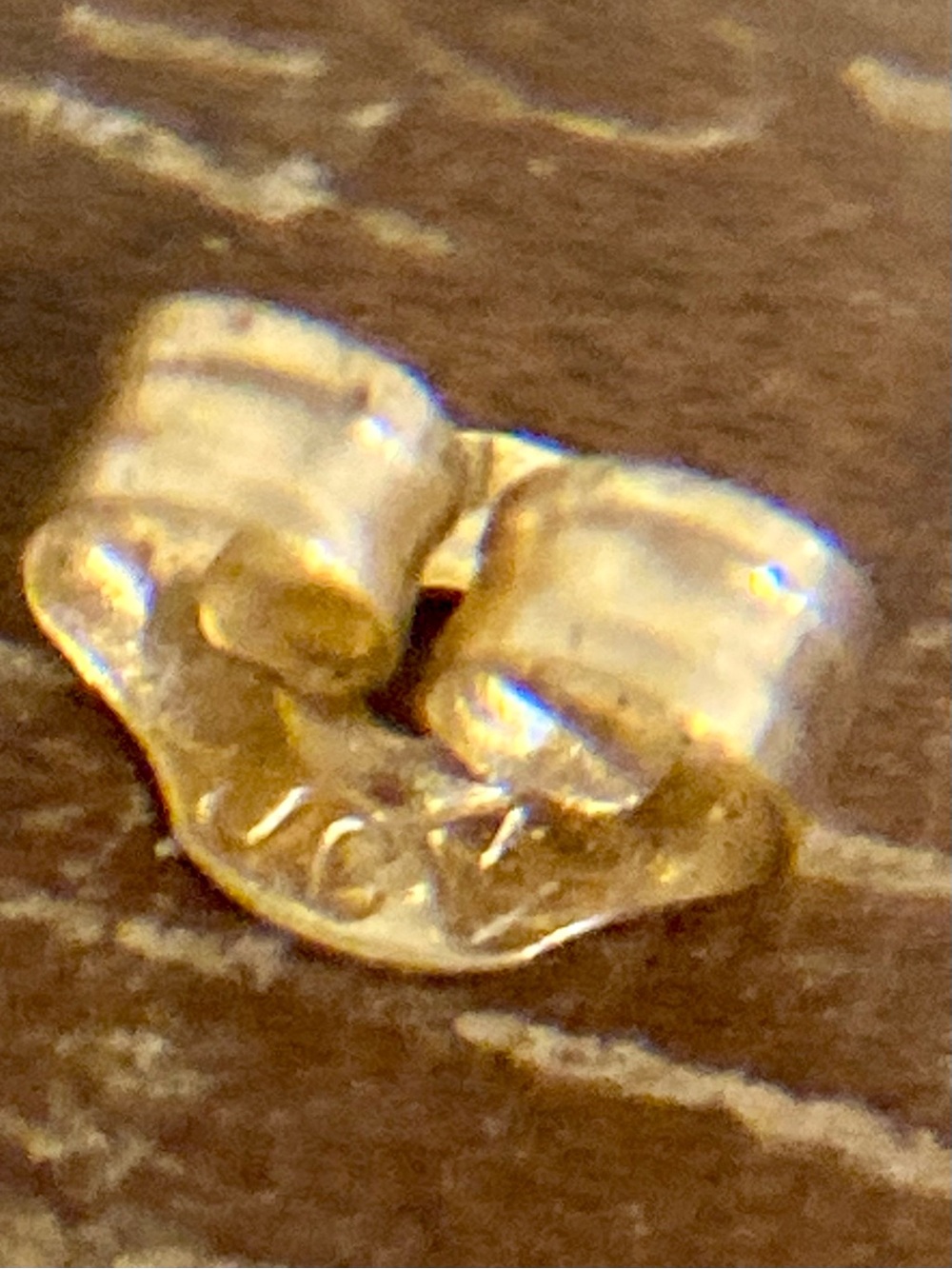 14K Gold Ladybug Enamel Earring Scrap Gold Single Earring with 10K Gold Backer - Picture 13 of 16